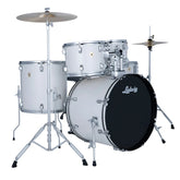 Bateria Ludwig Accent Drive 5 Piezas Blanco