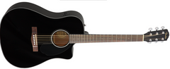 Guitarra Electroacústica Fender CD-60SCE Negra