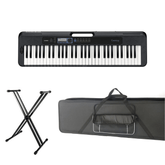 Combo Teclado Casio CT-S300 - adaptador+base+estuche