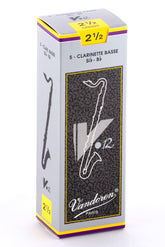 Caña Clarinete Bajo Vandoren V12 - Caja X 5 Unds