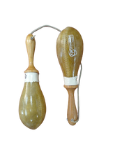 Maraca salsera en cuero - Par