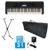 Combo Teclado Musical Yamaha PSR-E383 - Base + Estuche
