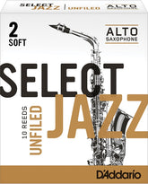 Caña Saxo Alto Unfiled Select Jazz- Caja x 10 unds