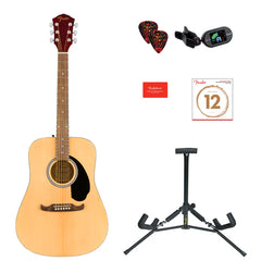 Kit Guitarra Acústica Fender FA-125 Dreadnought Natural