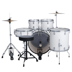Bateria Ludwig Accent Drive 5 Piezas Snow Dust