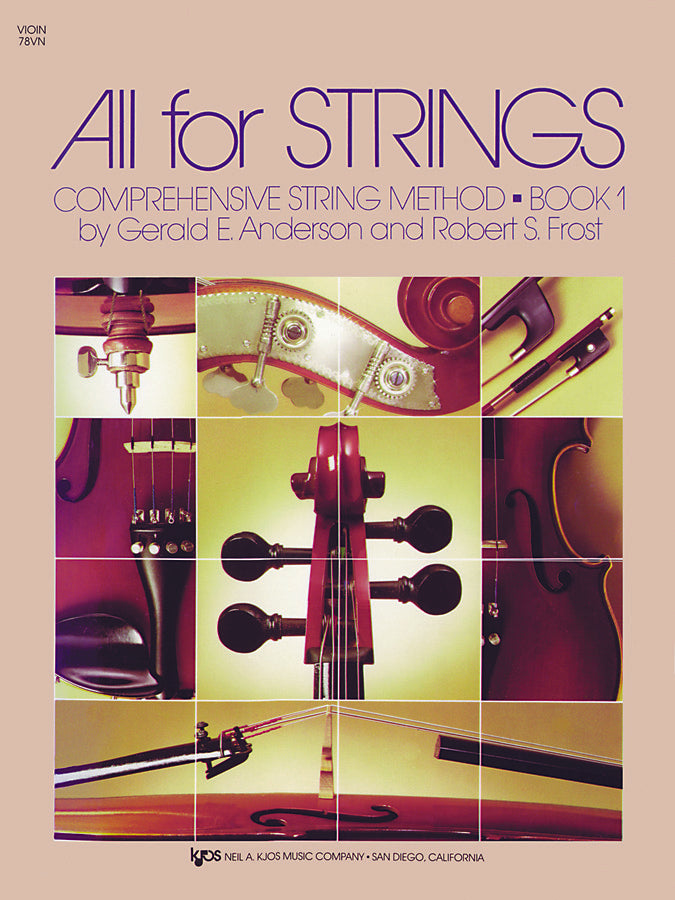 Método De Violín All For Strings - Nivel 1 - Inglés