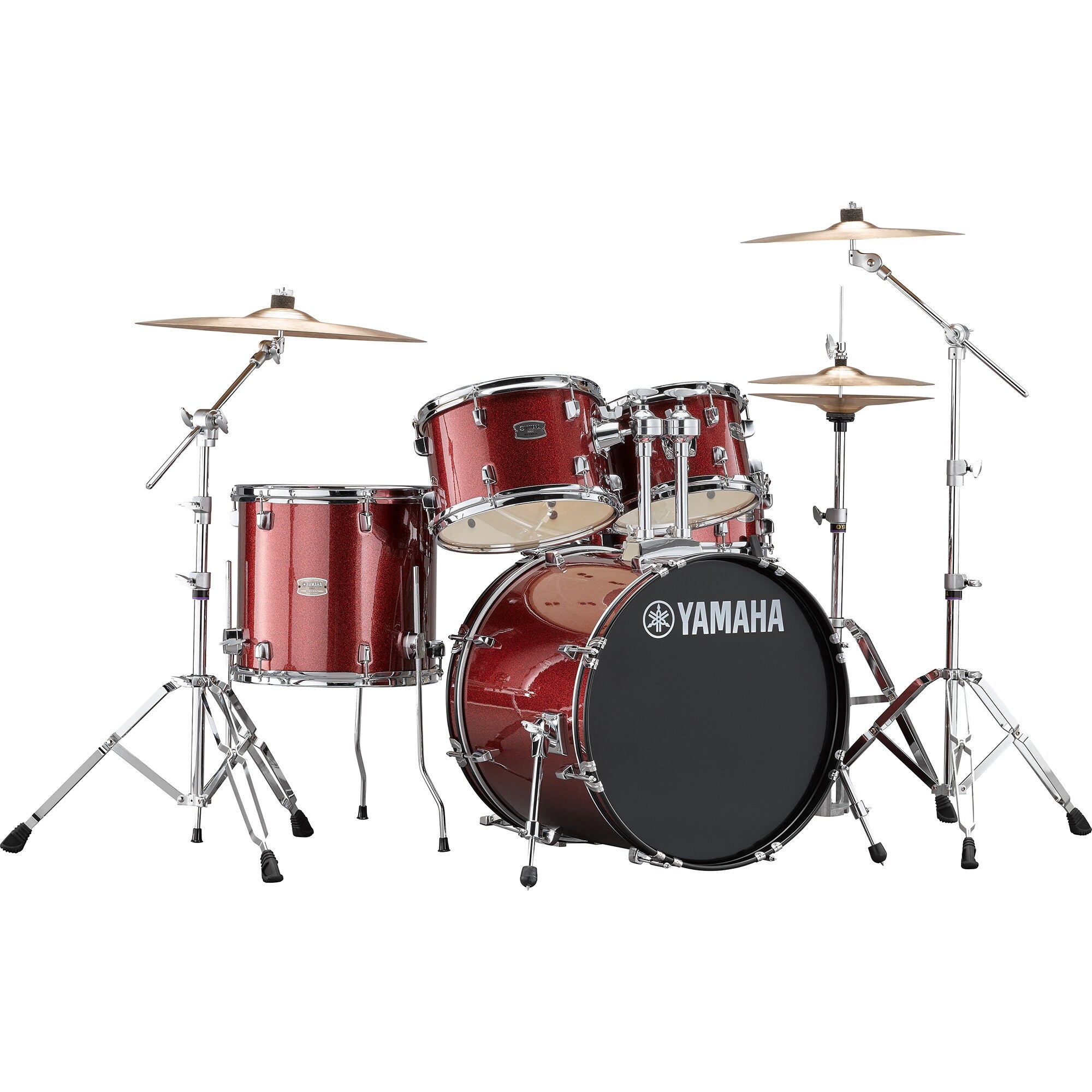 Bateria Acustica Yamaha Rydeen Vino Tinto - 5 Piezas