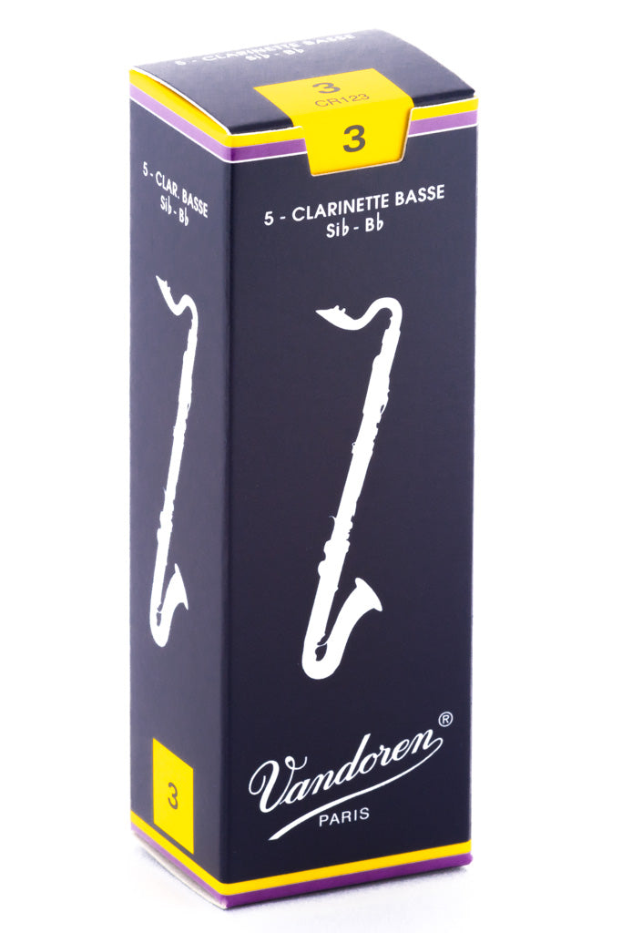 Caña Clarinete Bajo Vandoren CR12 (caja x 5 unds)