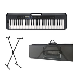 Combo Teclado Casio CT-S300 - adaptador+base+estuche