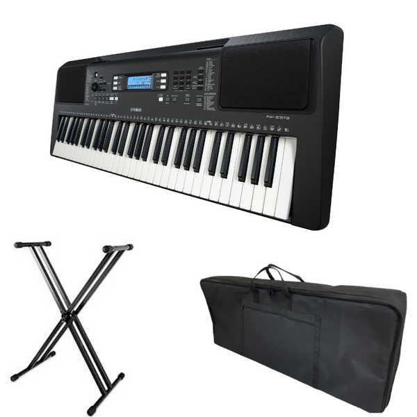 Combo Yamaha P45 Teclado base estuche adaptador