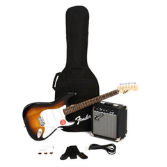 Guitarra Eléctrica Fender KIT SQ ST BSB Frontman 10G
