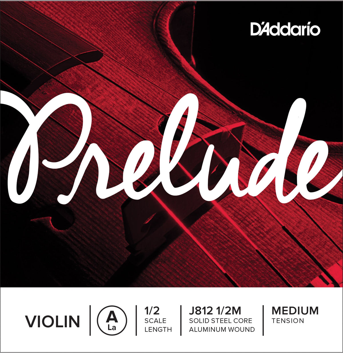 Cuerda Suelta LA (A) Violin Prelude J812 - 1/2 a 4/4