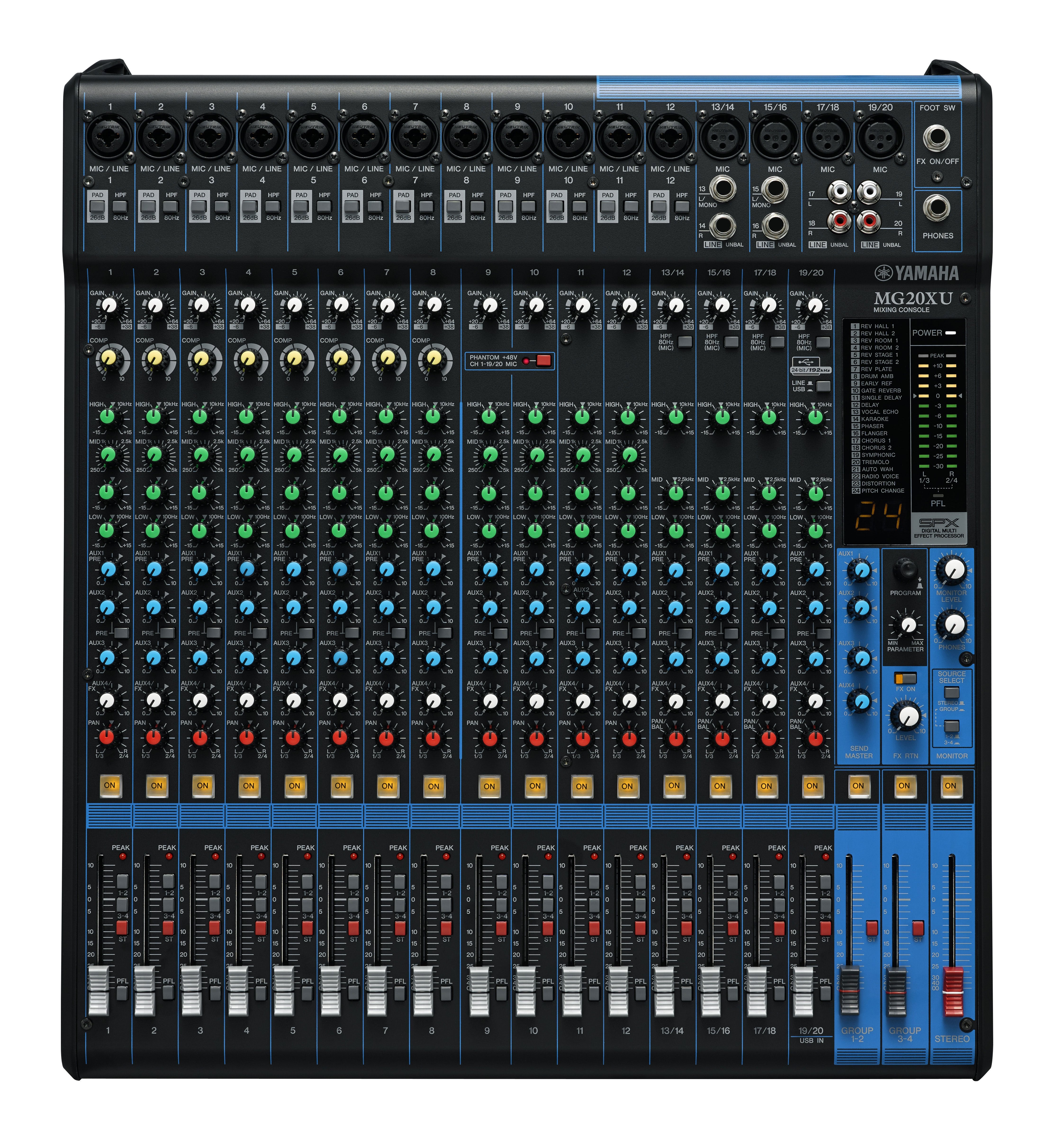 Mezcladora Análoga Yamaha MG20XU
