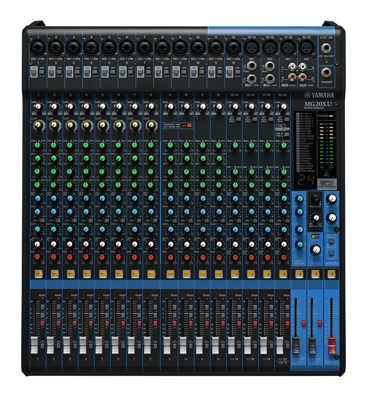 Mezcladora Análoga Yamaha MG20XU