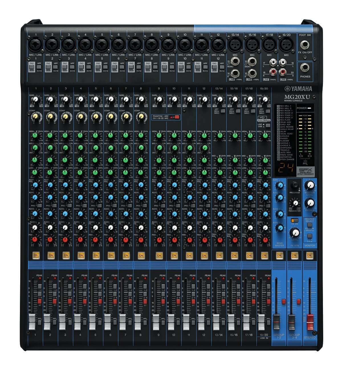 Mezcladora Análoga Yamaha MG20XU