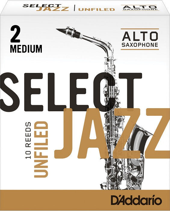 Caña Saxo Alto Unfiled Select Jazz- Caja x 10 unds