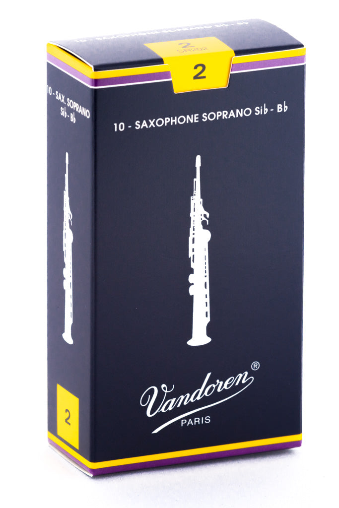 Caña Saxo Soprano Vandoren SR20 (caja x 10 unds)