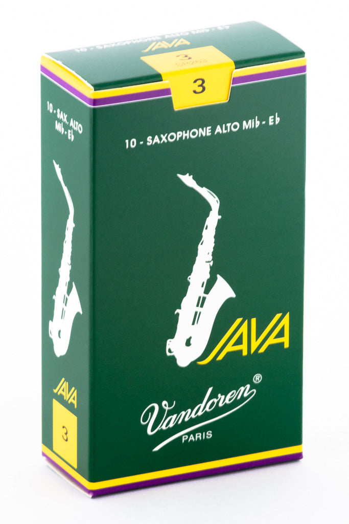 Caña Saxofon Alto Java Vandoren SR26 - set x 3 unds