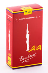 Caña Saxo Soprano Vandoren Java SR30R Caja x 10 unds