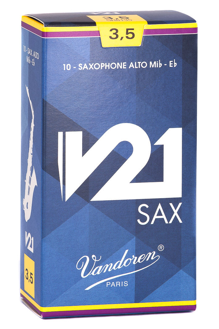 Caña Saxo Alto Vandoren V21 SR81 - caja x 10 unds