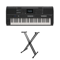 Teclado Yamaha PSR-E583 Con Base Y Adaptador