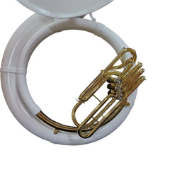 Tuba Sousafono 3 Pistones Fibra de Vidrio - Estuche Y Accesorios