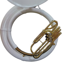 Tuba Sousafono 3 Pistones Fibra de Vidrio - Estuche Y Accesorios