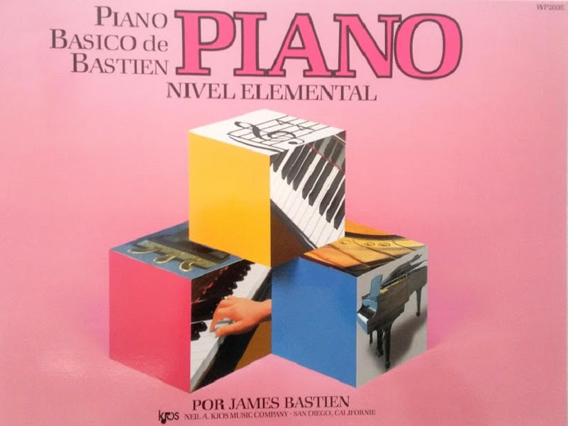 Método Piano Básico WP200E Elemental Bastien - Español